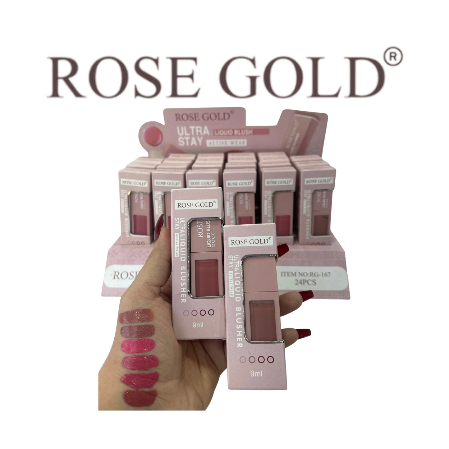 روز جولد بلاشر سائل ULTRA STAY – ثبات عالي وإشراقة طبيعية