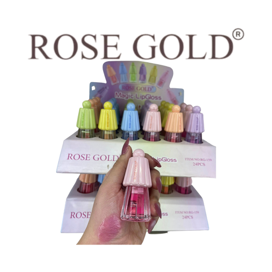 روز جولد زيت الشفاه – ترطيب ولمعان بتصميم فستان أنيق