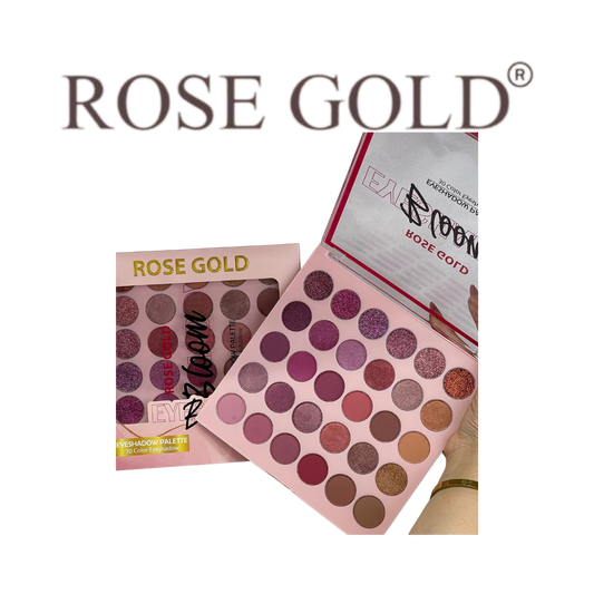 روز جولد باليت BLOOM – 30 لون ظلال عيون مطفي ولمّاع لإطلالات متنوعة