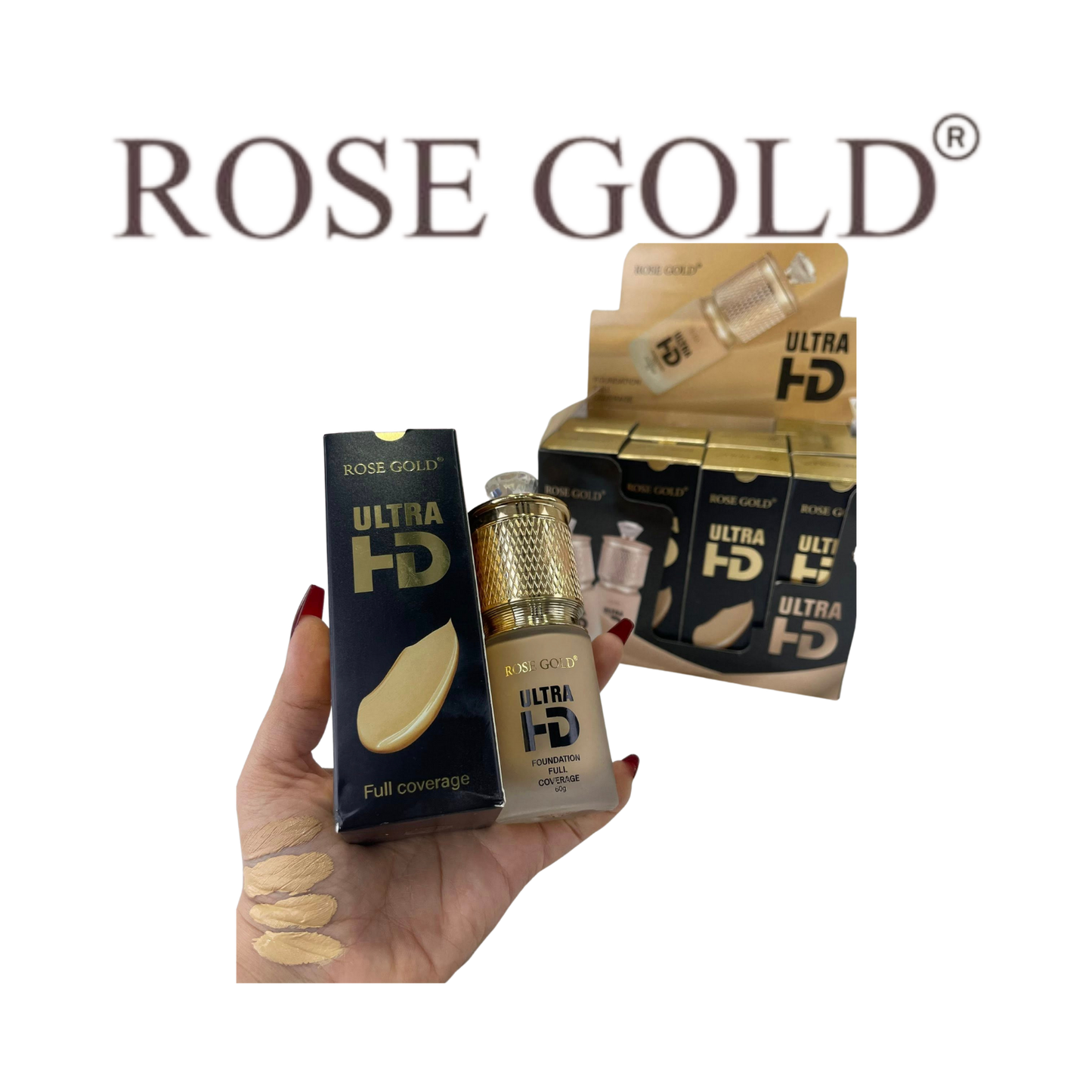 فاونديشن روز جولد فائق الدقة – تغطية كاملة | 60 جرام