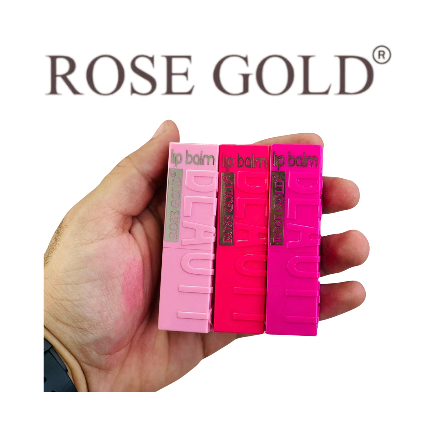مرطب شفاه "روز جولد" – موديل RG-1171 (عدد 24 قطعة)