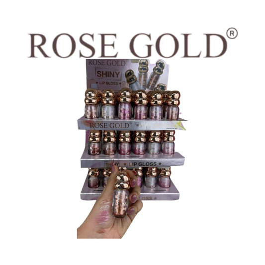 جل شفاه لامع من روز جولد