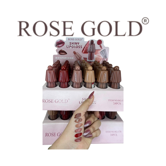 جلوس شفاه لامع ومرطب من روز جولد