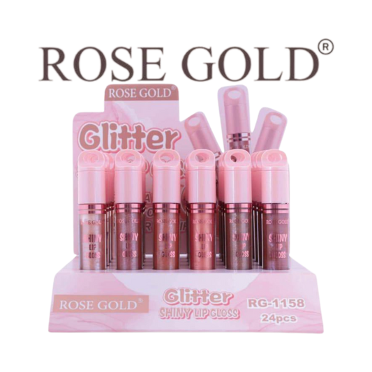 جل شفاه وردي ذهبي لامع  - روز جولد