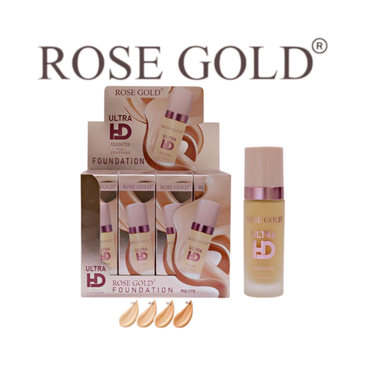 كريم أساس فائق الدقة - تغطية كاملة  - روز جولد