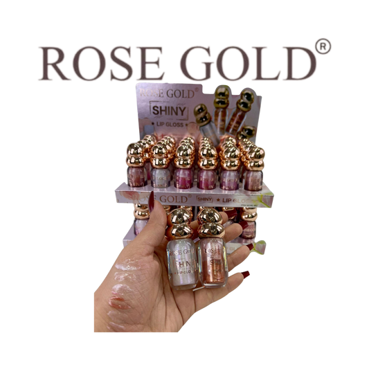 روز جولد ملمع شفاه SHINY – ألوان متعددة ولمعان فاخر
