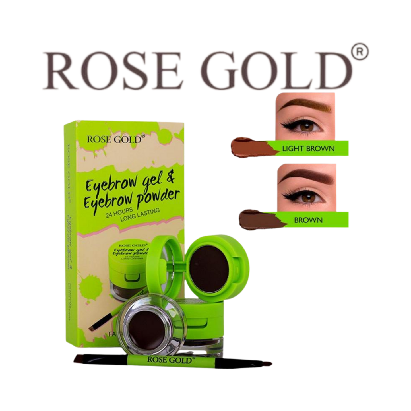 روز جولد – جل الحواجب وبودرة الحواجب 2 في 1