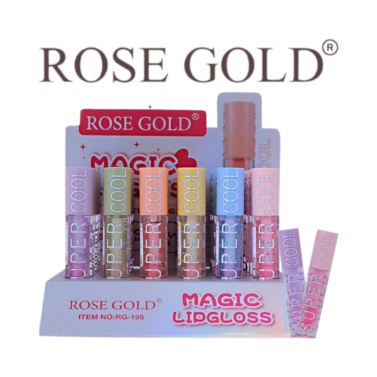 روز جولد ملمع شفاه MAGIC SUPER COOL – ترطيب ولمعان بألوان شبابية