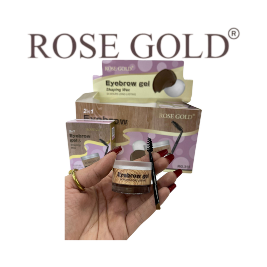 روز جولد جل وشمع الحواجب – تحديد وتثبيت 2×1 بثبات طويل