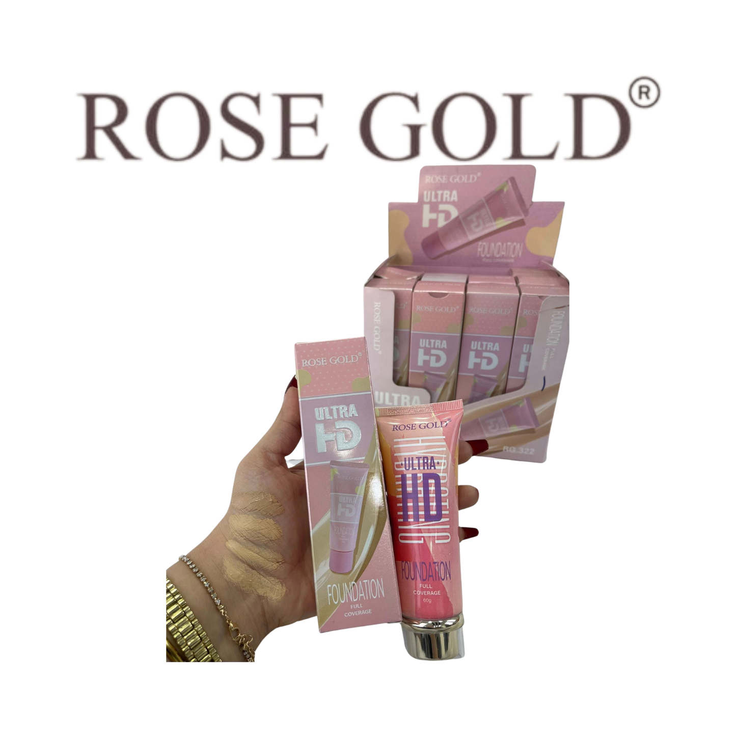 روز جولد فاونديشن ULTRA HD – تغطية كاملة بتركيبة ناعمة