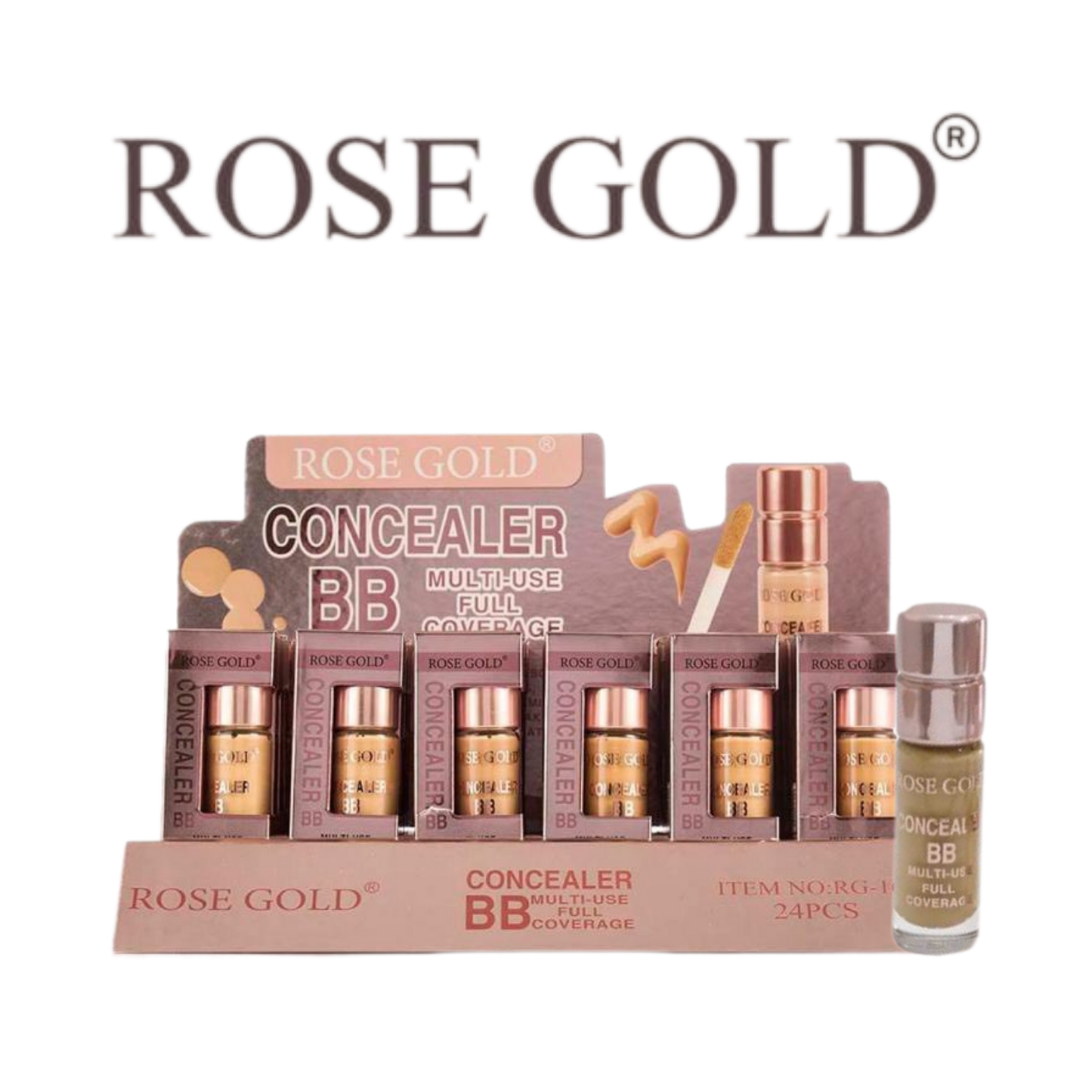 روز جولد كونسيلر BB FULL COVERAGE – تغطية مثالية بـ 6 درجات