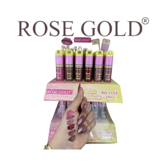 روز جولد ملمع شفاه MATTE – تغطية مطفية بـ 6 درجات جذابة