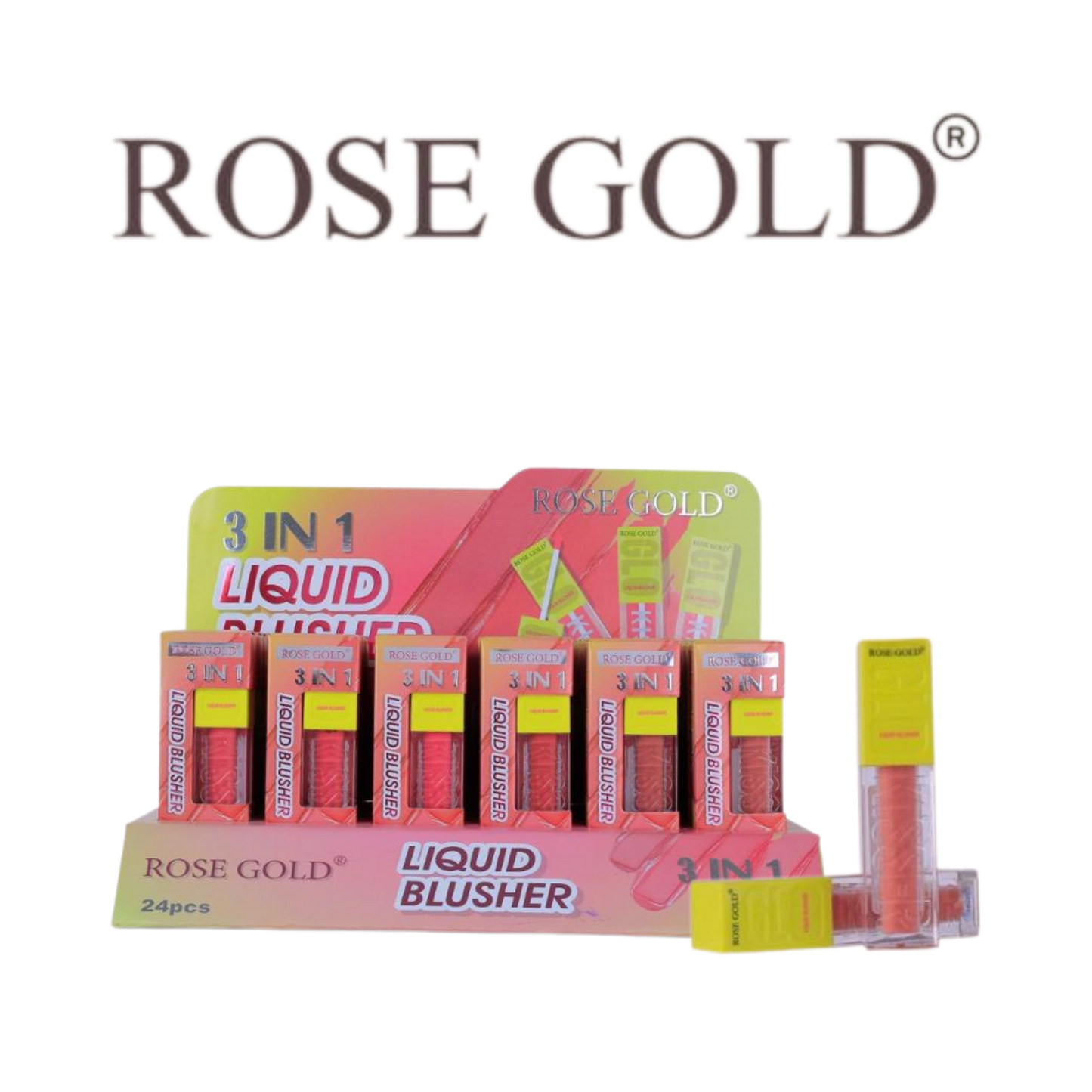 روز جولد LIQUID BLUSHER 3 IN 1 – منتج متعدد الاستخدامات للعين والخد والشفاه (RG-448)