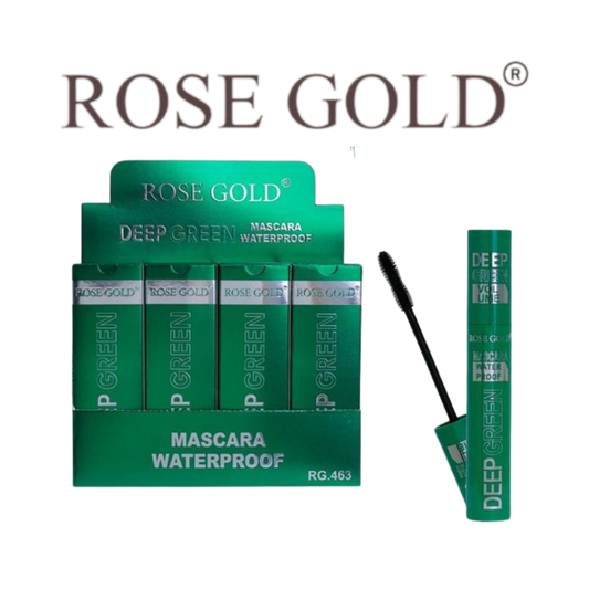 روز جولد ماسكارا DEEP GREEN – كثافة طبيعية بلون أخضر مقاوم للماء (RG-463)