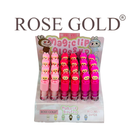 روز جولد MAGIC HD LIP GLOSS – ملمع شفاه بتصميم شخصيات مرحة وألوان جذابة