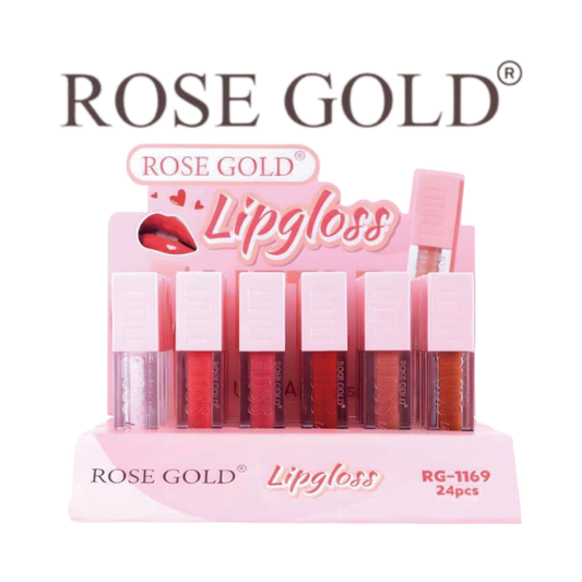 روز جولد PLUMP Lipgloss – ملمع شفاه مرطب يمنحك امتلاء ولمعان طبيعي (RG-1169)