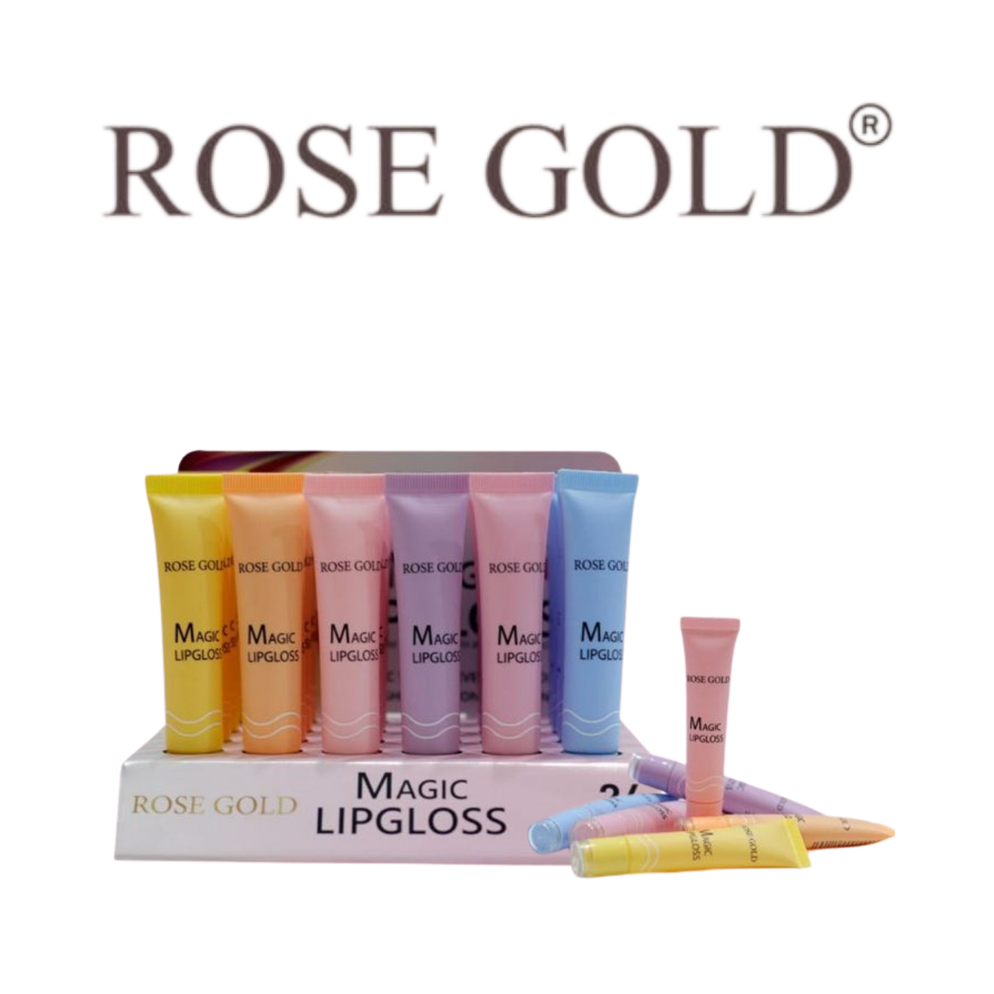 روز جولد MAGIC LipGloss – ملمع شفاه مرطب بألوان باستيل ساحرة (RG-429)