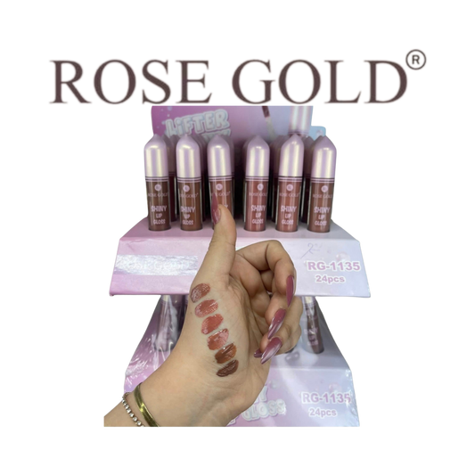 ملمع شفاه لامع "روز جولد" – موديل RG-1135 (عدد 24 قطعة)